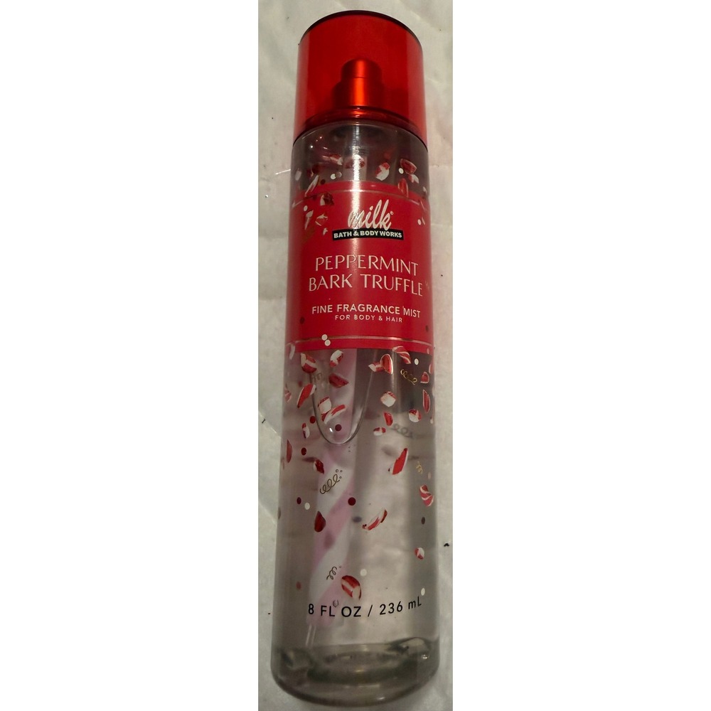 Bath & Body Works Peppermint Bark Truffle Fine Fragrance Mist 8 oz Body Spray